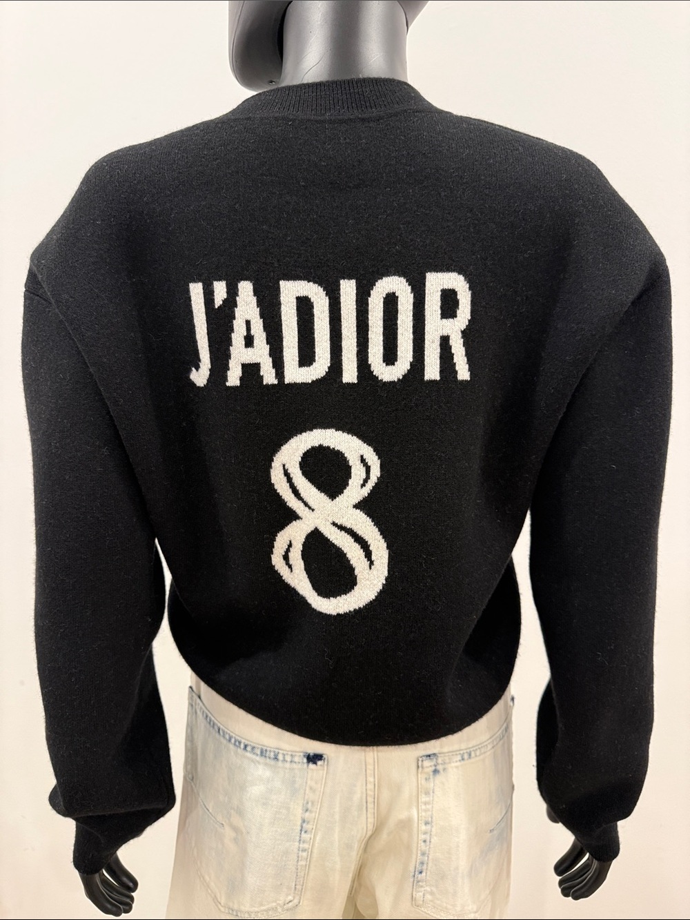 Christian Dior J’ADIOR 8 Cashmere Sweater – Black, New, US 4